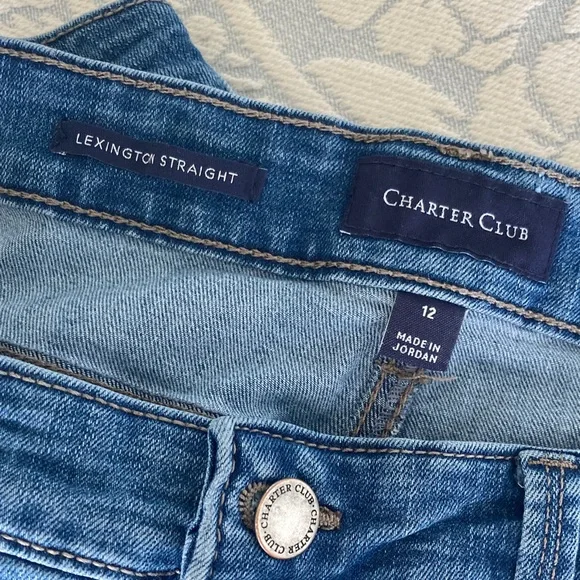 Charter Club Lexington Straight Denim Jeans - Picture 2 of 4